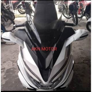 Jual TAMENG WINDSHIELD ASSY MHR PLUS SPION HOND PCX 150 NEW LOKAL 2018