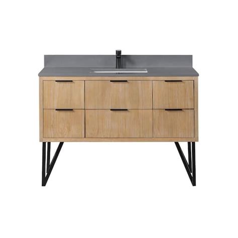 Altair Helios In W X In D Single Sink Bath Vanity In Weathered