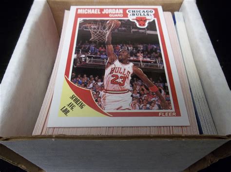 Lot Detail Fleer Bskbl Complete Set Of Cards With