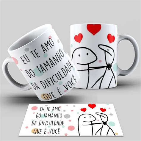 Caneca Personalizada Flork Meme Casal Shopee Brasil