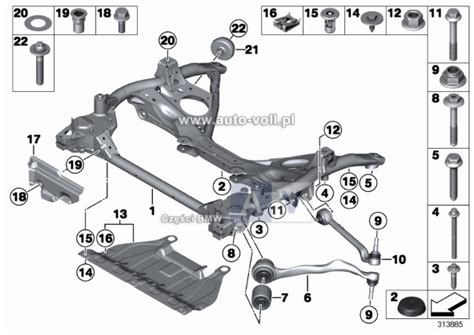 31126855743 Tuleja Wahacza BMW F20 F21 F23 F30 F31 F32 F34 F36