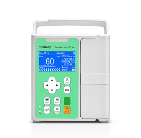 Mindray Infusion Pump Benefusion Vp3 Vet Biomed Plus