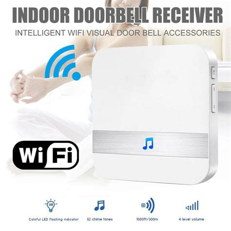 Умный беспроводной wifi-звонок Chime Ding dong дверной звонок приемник ...