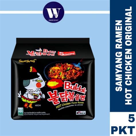 [5packs] Samyang Ramen Buldak Halal Hot Chicken Original Flavour