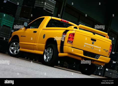 Dodge Ram Rumble Bee Stock Photo Alamy