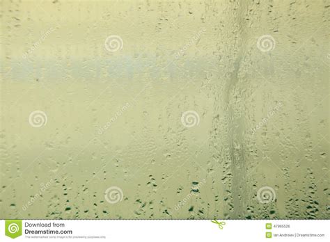 Fogged Up Glass With Many Drops Close Up Stock Photo Image Of Carved