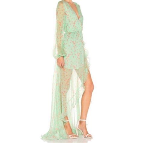 Caroline Constas Dresses Caroline Constas Silk Gown X Revolve Liv