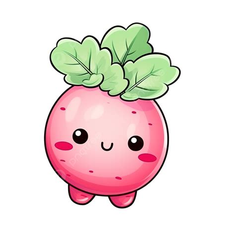 Cute Cartoon Vegetable Radish Cute Cartoon Vegetable Png Transparent