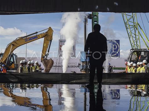 Groundbreaking Gedung BNI Di PIK 2 ANTARA Foto