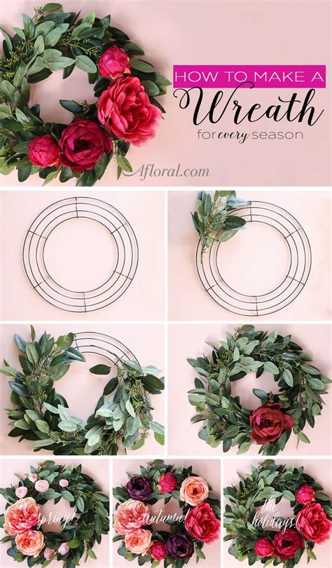 How To Make A Silk Flower Wreath Diy Wreath Silk Flower Wreaths