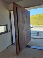 Casa Do Corten Porta Pivotante Em A O Corten Whats Cimm