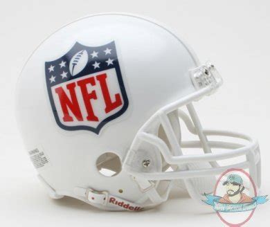 NFL Shield Logo NFL Mini Football Helmet by Riddell | Man of Action Figures