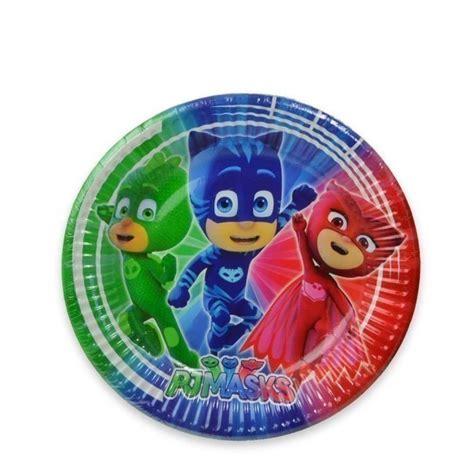 Pratos PJ Masks 20cm 8 Und Loja da Criança