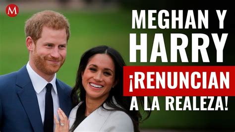 Renuncian A La Realeza Meghan Markle Y Harry Dejan Por Completo A La