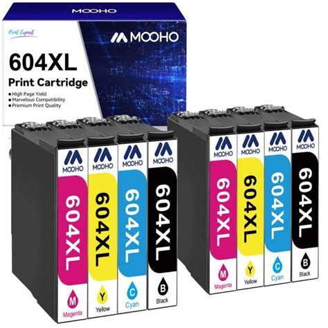 Mooho Xl Pack De Cartouche D Encre Compatible Avec Epson Xl