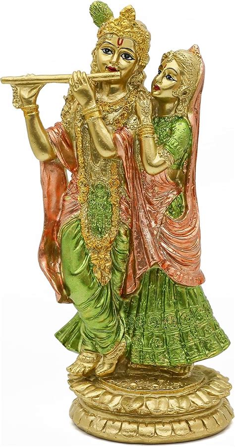 Amazon Alikiki Hindu Idol Radha Krishna Statue Indian God