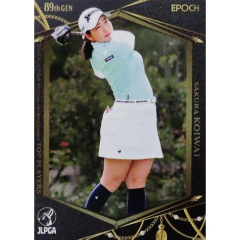 6 【小祝さくら】エポック 2023 日本女子プロゴルフ協会オフィシャルカード Top Players レギュラー 23jlpga Tp