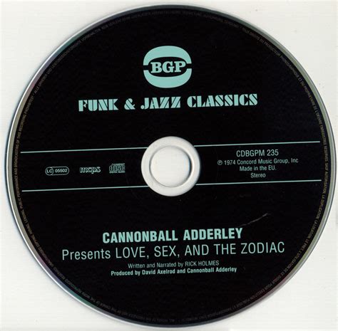 Cannonball Adderley Love Sex And The Zodiac 1974 Fantasy BGP