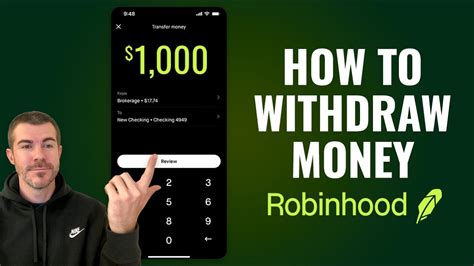 How To Withdraw Money From Robinhood App To Bank Youtube