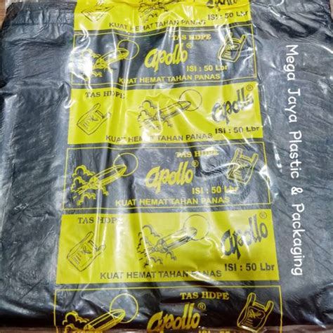 Jual Kantong Kresek Hitam Besar Apollo 28x48x0 15 Isi 50lbr Pack Indonesia Shopee Indonesia