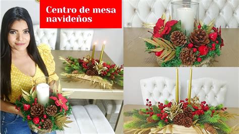 COMO HACER CENTROS DE MESA NAVIDEÑOS DIY DOLLARCITY manualidades con