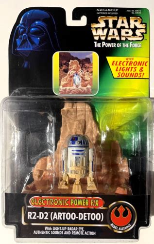 R2 D2 Star Wars The Power Of The Force Electronic Power F X Action Figure 1996 Ebay