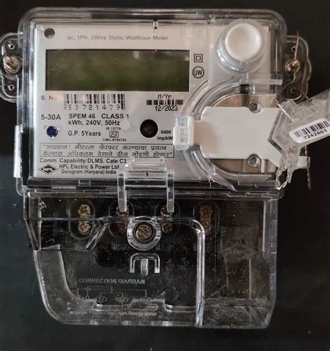 Single Phase Energy Meter For Residential Use 5 30 DLMS MSEB MSEDCL