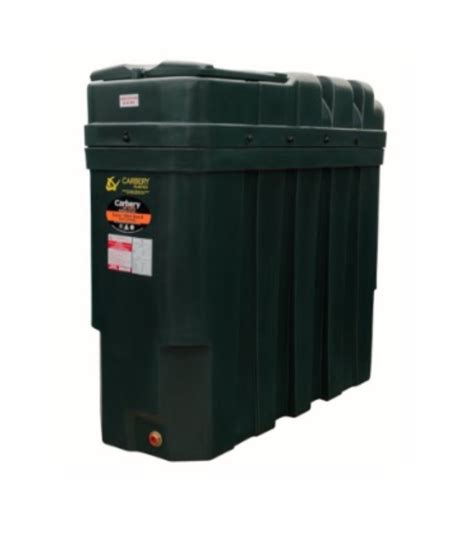 Carbery 1000 Litre Rectangular Slimline Bunded Oil Tank Tank Station