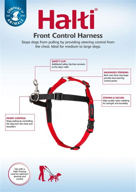 The Company Of Animals Halti Front Control Harness Small Uprząż Dla