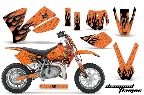 Dirt Bike Decal Graphics Kit Sticker Wrap For Ktm Sx50 Sx 50 2002 2008