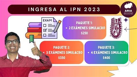 EXÁMENES SIMULACRO IPN 2023 YouTube