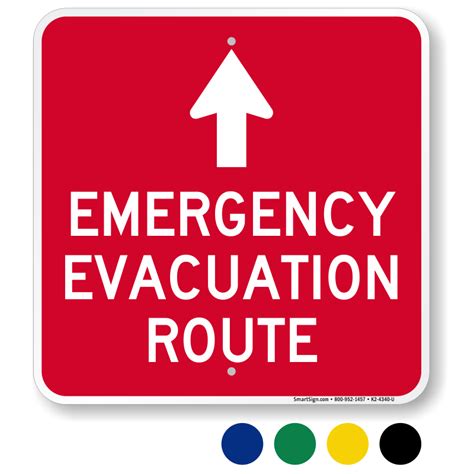 Emergency Evacuation Symbols