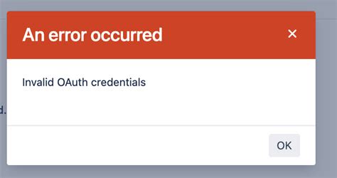 Getting Invalid Oauth Credentials When Registering A Jira Software