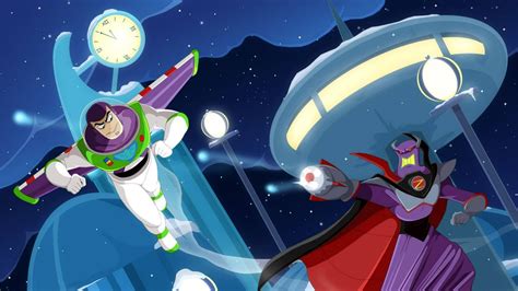 Download Buzz Lightyear Of Star Command Encounter With Zurg Wallpaper ...