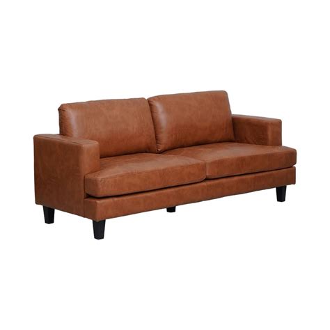 Jual Informa Leon Sofa Fabric 3 Seater Cokelat Terbaru Ruparupa