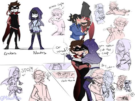 Hero X Villain Au V2 By Mikomei On Deviantart