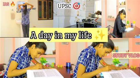 A Day In My Life Upsc Study Vlog 📚🎯 Youtube