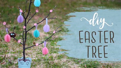 DIY Easter Tree Tutorial Easter Crafts Decorations YouTube