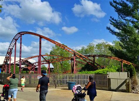 Harley Quinn Crazy Train Roller Coaster At Six Flags Great Adventure