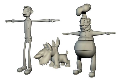 Wip Character Models By Addampool On Deviantart