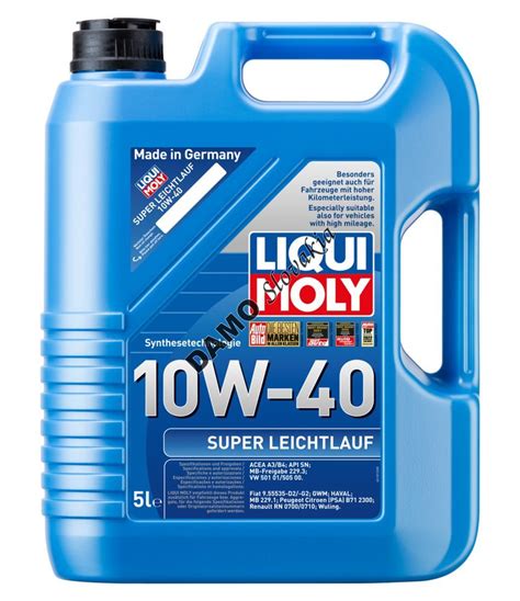 LIQUI MOLY SUPER LEICHTLAUF 10W-40 - 5l (9505) | Motorové oleje.sk