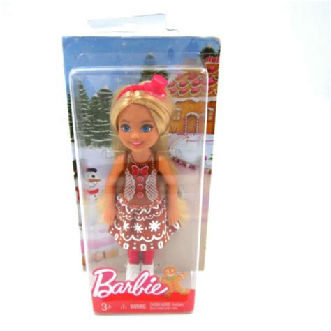 Mattel Barbie Chelsea Christmas6in Doll Snowflake Angel Dmn91 For Sale