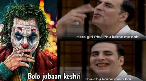 Joker Roast Akshay Kumar Roasted Joker Roasting Video YouTube