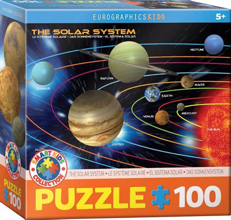 Puzzle O Sistema Solar 100 peças Puzzle Mania pt