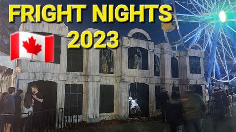 Fright Nights 2023 PNE Playland Vancouver BC Canada Opening