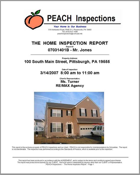 The Inspection Report