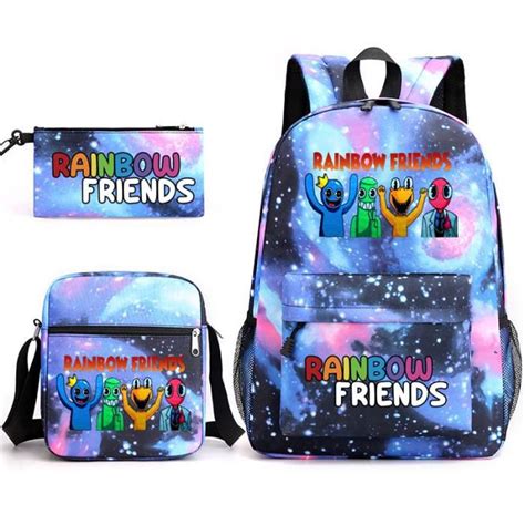 Rainbow Friends Sac Dos Pour Enfant Ensemble Avec Trousses Et Sac