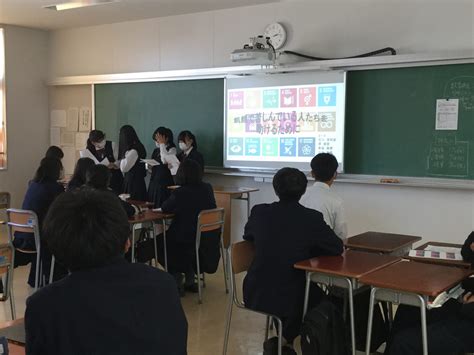 2年生総合的な探究の時間中間発表会 尽誠学園高等学校website