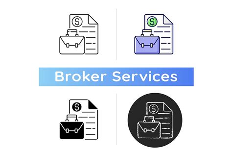 Broker Rgb Color Icons Set Pre Designed Photoshop Graphics Creative