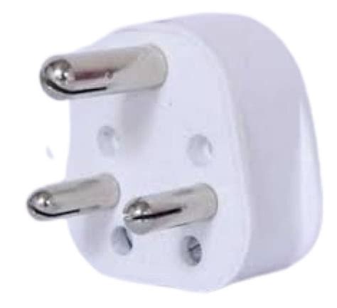 White Heat Proof Plastic 240 Voltage Electrical 3 Pin Plug At Best